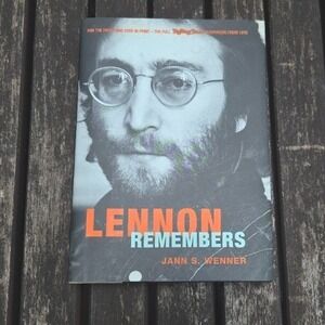 Lennon Remembers by Jann S. Wenner John Lennon Rolling Stone Interviews Book